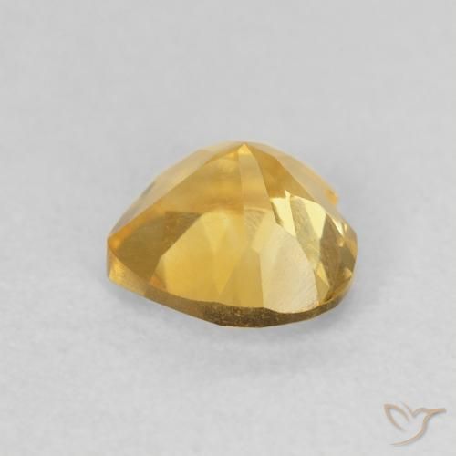 Citrine Gemstone in 6 x 6 mm (calibrated) Size for Sale, Citrine Stone in Medium Gold Color