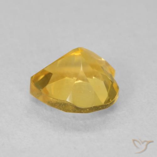 Citrine Gemstone in 6 x 6 mm (calibrated) Size for Sale, Citrine Stone in Medium Golden Color