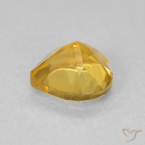Citrine Gemstone in 6 x 6 mm (calibrated) Size for Sale, Citrine Stone in Medium Gold Color