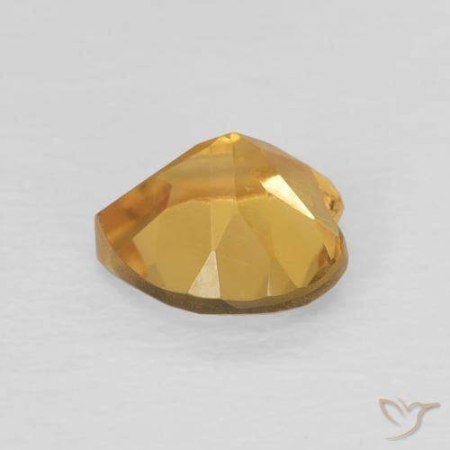 Citrine Gemstone in 6 x 6 mm (calibrated) Size for Sale, Citrine Stone in Medium Golden Color