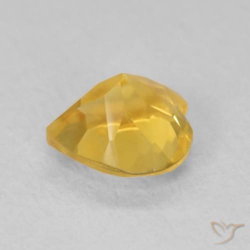 Citrine Gemstone in 6 x 6 mm (calibrated) Size for Sale, Citrine Stone in Golden Orange Color