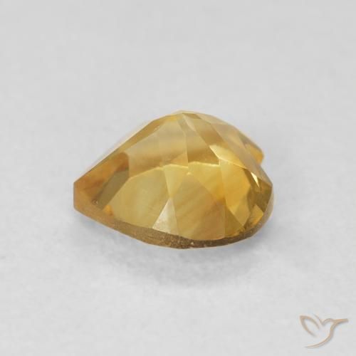 Citrine Gemstone in 6 x 6 mm (calibrated) Size for Sale, Citrine Stone in Gold Color