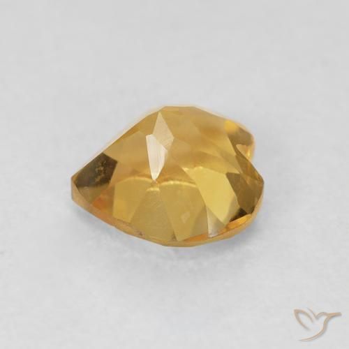 Citrine Gemstone in 6 x 6 mm (calibrated) Size for Sale, Citrine Stone in Gold Color