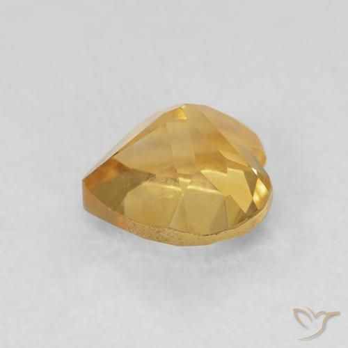 Citrine Gemstone in 6 x 6 mm (calibrated) Size for Sale, Citrine Stone in Deep Golden Orange Color