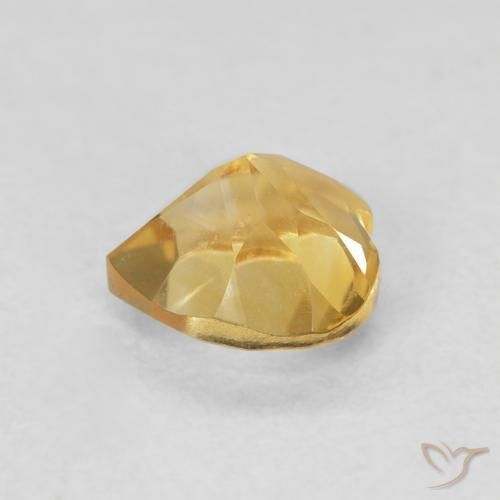 Citrine Gemstone in 6 x 6 mm (calibrated) Size for Sale, Citrine Stone in Gold Color