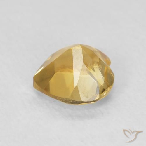 Citrine Gemstone in 6 x 6 mm (calibrated) Size for Sale, Citrine Stone in Medium Gold Color