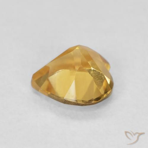 Citrine Gemstone in 6 x 6 mm (calibrated) Size for Sale, Citrine Stone in Deep Golden Orange Color