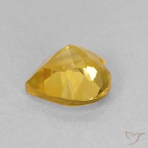 Citrine Gemstone in 6 x 6 mm (calibrated) Size for Sale, Citrine Stone in Golden Orange Color