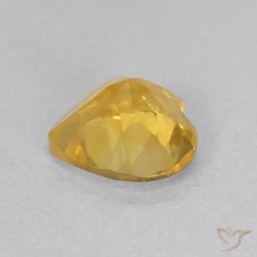 Citrine Gemstone in 6 x 6 mm (calibrated) Size for Sale, Citrine Stone in Golden Orange Color
