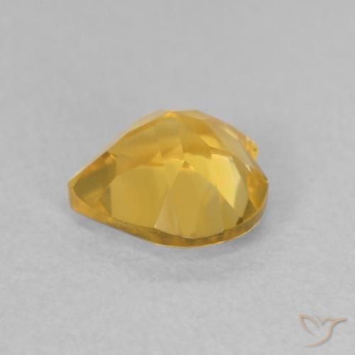 Citrine Gemstone in 6 x 6 mm (calibrated) Size for Sale, Citrine Stone in Medium Golden Color
