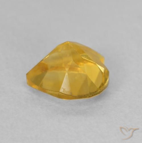 Citrine Gemstone in 6 x 6 mm (calibrated) Size for Sale, Citrine Stone in Golden Orange Color