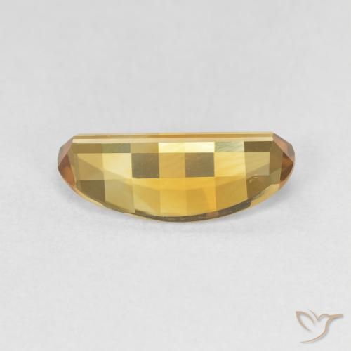 Citrine Gemstone in 13.9 x 7 mm Size for Sale, Citrine Stone in Golden Orange Color