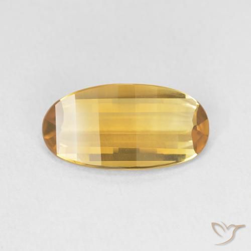 2.17ct Natural Golden Orange Citrine, Oval, VVS