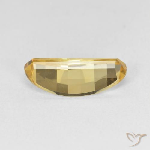 Citrine Gemstone in 14 x 7 mm Size for Sale, Citrine Stone in Golden Color
