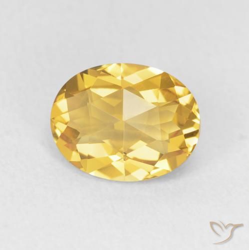 1.76ct Natural Golden Citrine, Oval, VVS