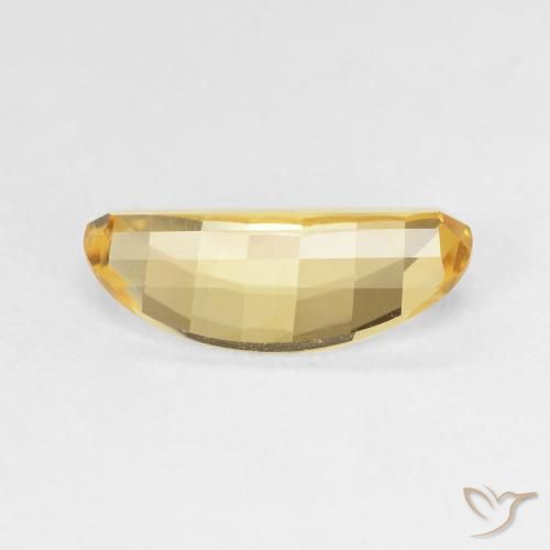Citrine Gemstone in 14 x 7.1 mm Size for Sale, Citrine Stone in Golden Color