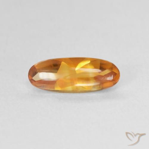 0.91ct Natural Gold Citrine, Oval, Transparent