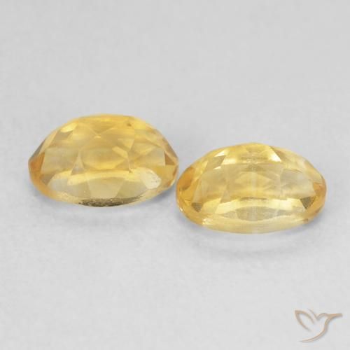 Citrine Gemstones in 6 x 4 mm (calibrated) Size for Sale, Citrine Stones in Golden Color