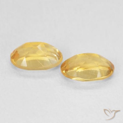 Citrine Gemstones in 6 x 4 mm (calibrated) Size for Sale, Citrine Stones in Golden Color