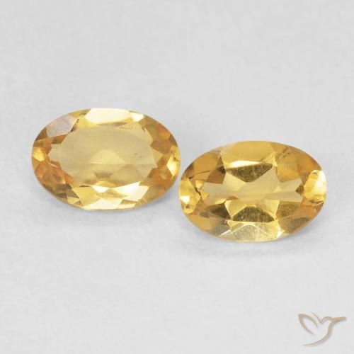 0.69ctw Natural Golden Citrine, Oval, VVS-VS