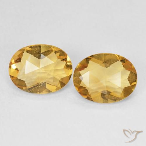 3.08ctw Natural Golden Citrine, Oval, VVS-VS