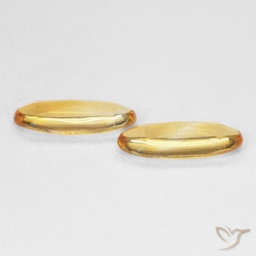 Citrine Gemstones in 10.1 x 4.1 mm Size for Sale, Citrine Stones in Golden Color