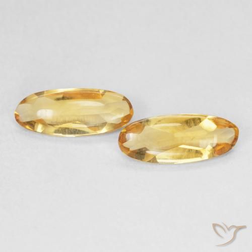 1.32ctw Natural Golden Citrine, Oval, Transparent