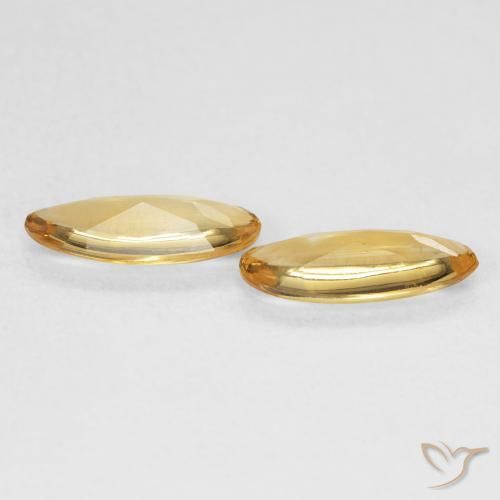Citrine Gemstones in 10 x 4.1 mm Size for Sale, Citrine Stones in Golden Color