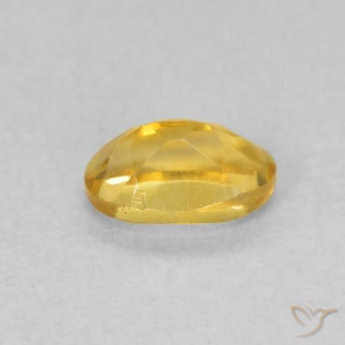 Citrine Gemstone in 6 x 4 mm (calibrated) Size for Sale, Citrine Stone in Medium Golden Color