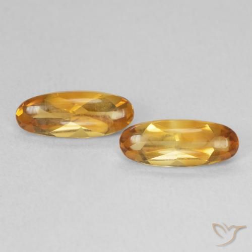 1.72ctw Natural Medium Light-Golden Citrine, Oval, Transparent
