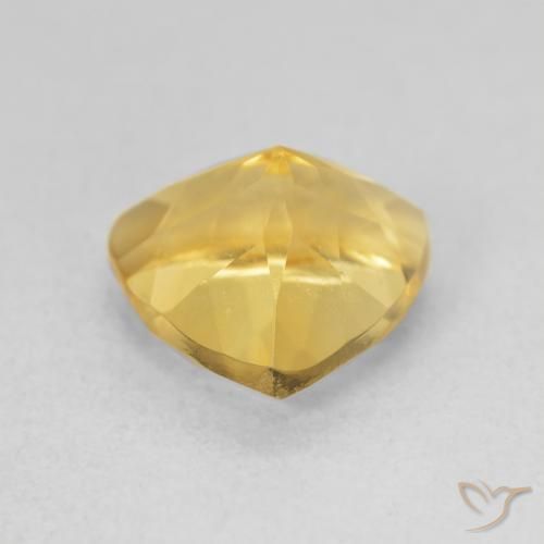 Citrine Gemstone in 9 x 9 mm (calibrated) Size for Sale, Citrine Stone in Golden Color