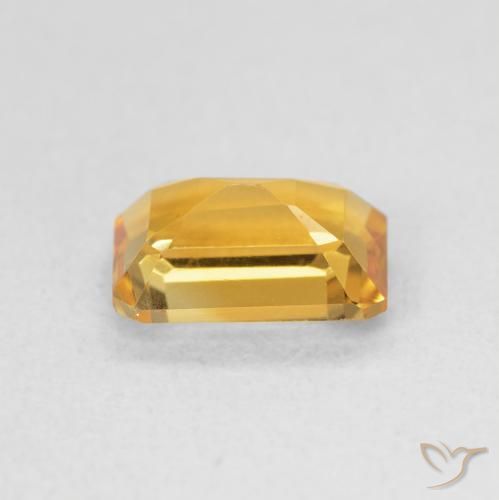 Citrine Gemstone in 8 x 6 mm (calibrated) Size for Sale, Citrine Stone in Medium Light-Golden Color