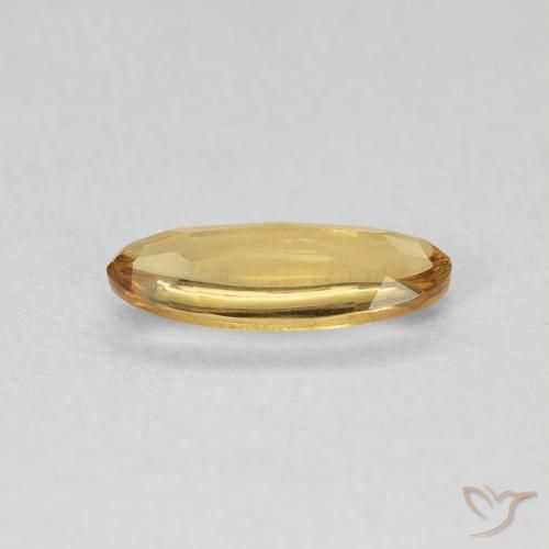 Citrine Gemstone in 10.1 x 4.1 mm Size for Sale, Citrine Stone in Medium Light-Golden Color