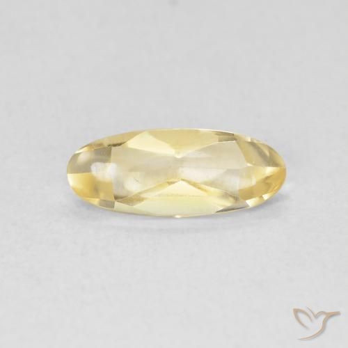 0.77ct Natural Golden Citrine, Oval, Transparent