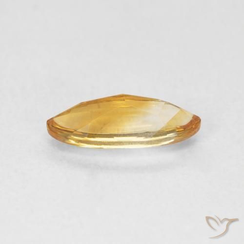 Citrine Gemstone in 10.1 x 4.1 mm Size for Sale, Citrine Stone in Golden Orange Color
