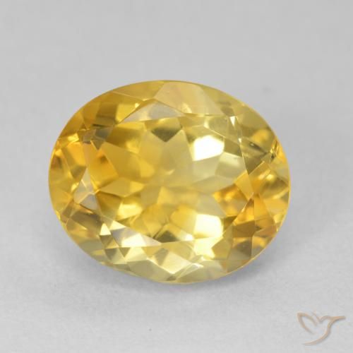 4.73ct Natural Golden Orange Citrine, Oval, VVS-VS, Photo A