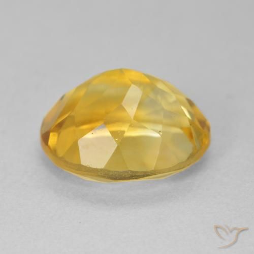 Citrine Gemstone in 12 x 10 mm (calibrated) Size for Sale, Citrine Stone in Golden Orange Color