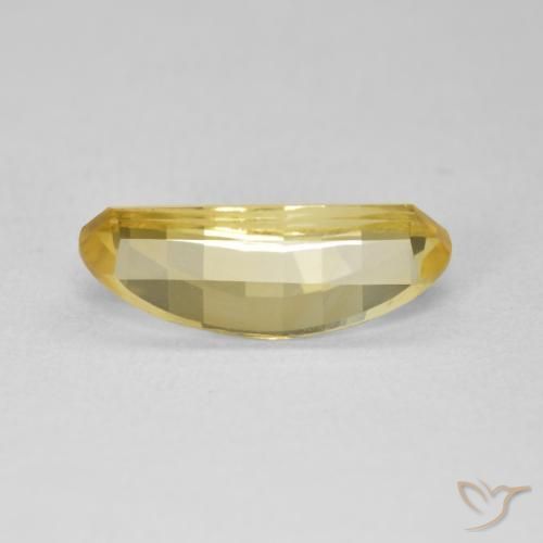 Citrine Gemstone in 14 x 7 mm Size for Sale, Citrine Stone in Medium Yellow Color