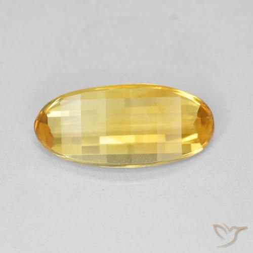 1.94ct Natural Golden Orange Citrine, Oval, VVS