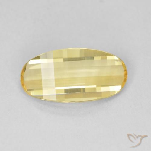 2.45ct Natural Tuscany Yellow Citrine, Oval, VVS