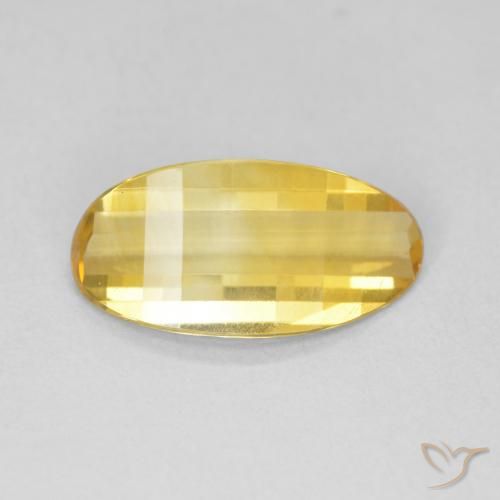 2.19ct Natural Golden Orange Citrine, Oval, VVS