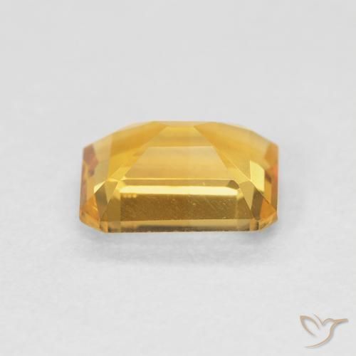 Citrine Gemstone in 8 x 6 mm (calibrated) Size for Sale, Citrine Stone in Orange-Gold Color