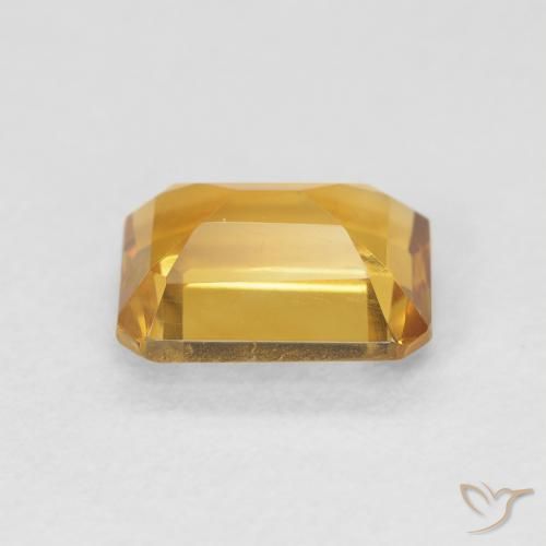 Citrine Gemstone in 8 x 6 mm (calibrated) Size for Sale, Citrine Stone in Orange-Gold Color