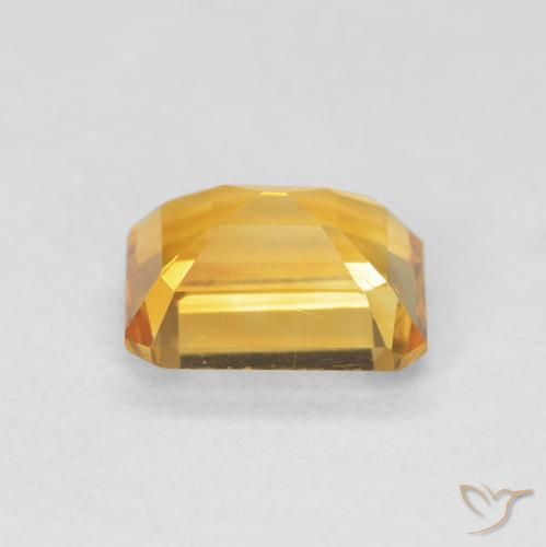 Citrine Gemstone in 8 x 6 mm (calibrated) Size for Sale, Citrine Stone in Orange-Gold Color