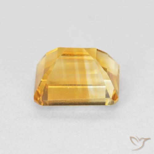 Citrine Gemstone in 8 x 6 mm (calibrated) Size for Sale, Citrine Stone in Medium Gold Color