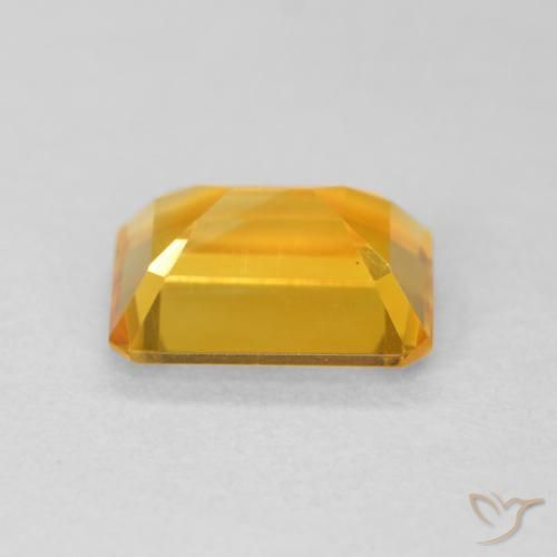 Citrine Gemstone in 8 x 6 mm (calibrated) Size for Sale, Citrine Stone in Golden Orange Color