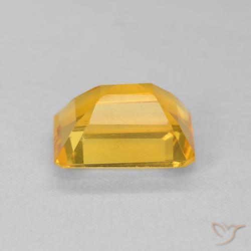 Citrine Gemstone in 8 x 6 mm (calibrated) Size for Sale, Citrine Stone in Orange-Gold Color