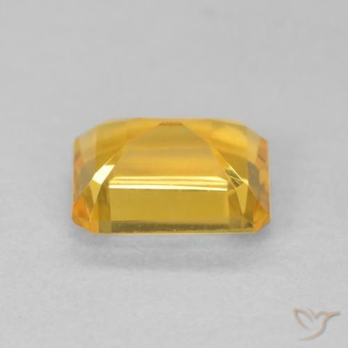 Citrine Gemstone in 8 x 6 mm (calibrated) Size for Sale, Citrine Stone in Orange-Gold Color