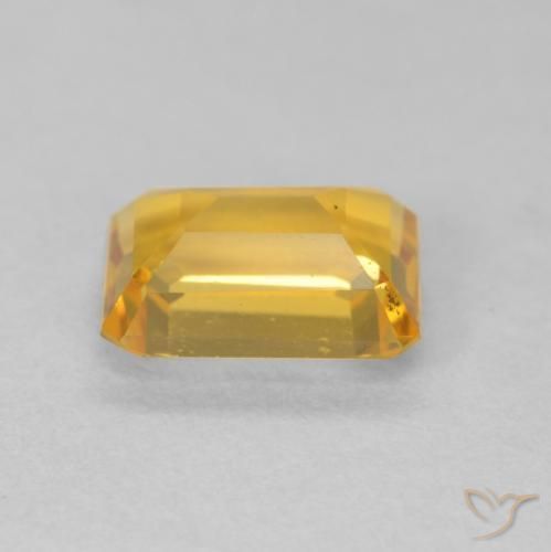 Citrine Gemstone in 8 x 6 mm (calibrated) Size for Sale, Citrine Stone in Orange-Gold Color