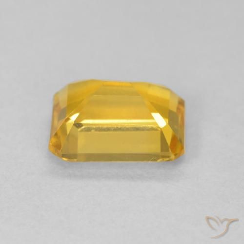 Citrine Gemstone in 7.7 x 5.8 mm Size for Sale, Citrine Stone in Golden Color